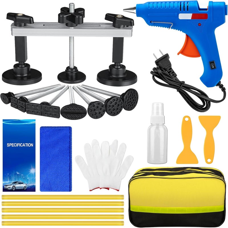 Sigoobal Dent Puller, Paintless Dent Removal Kit – All-in-One Car Dent Puller Kit with Bridge Puller–Dent Repair for Hail, Dings - Image 1